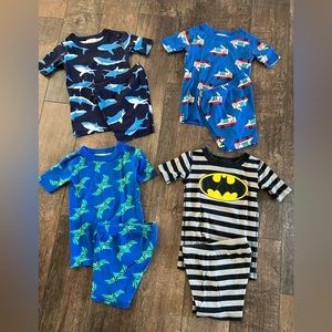 Hanna Andersson lot of boys short john pajamas